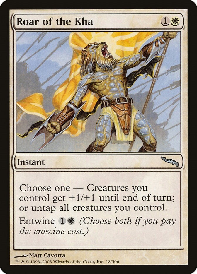 Image for Roar of the Kha (Mirrodin) (18) - Magic: The Gathering
