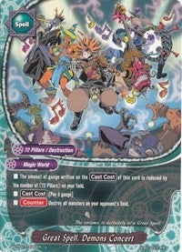 Image for Great Spell, Demon's Concert (Terror of the Inverse Omni Lords) (H-PP01/0046EN) - Future Card BuddyFight