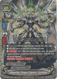 Image for Armorider Dragon Emperor, Suvarious (Assault of the Omni Lords) (H-BT03/0016EN) - Future Card BuddyFight