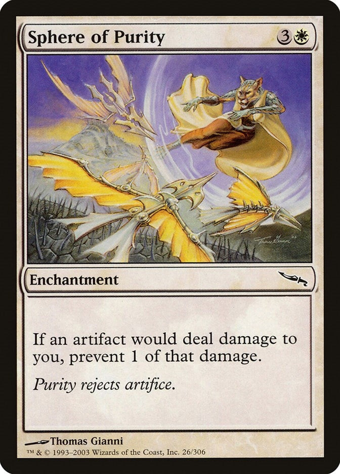 Image for Sphere of Purity (Mirrodin) (26) - Magic: The Gathering