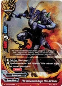 Image for Fifth Omni Armored Dragon, Steel Ball Rindo (Assault of the Omni Lords) (H-BT03/0049EN) - Future Card BuddyFight