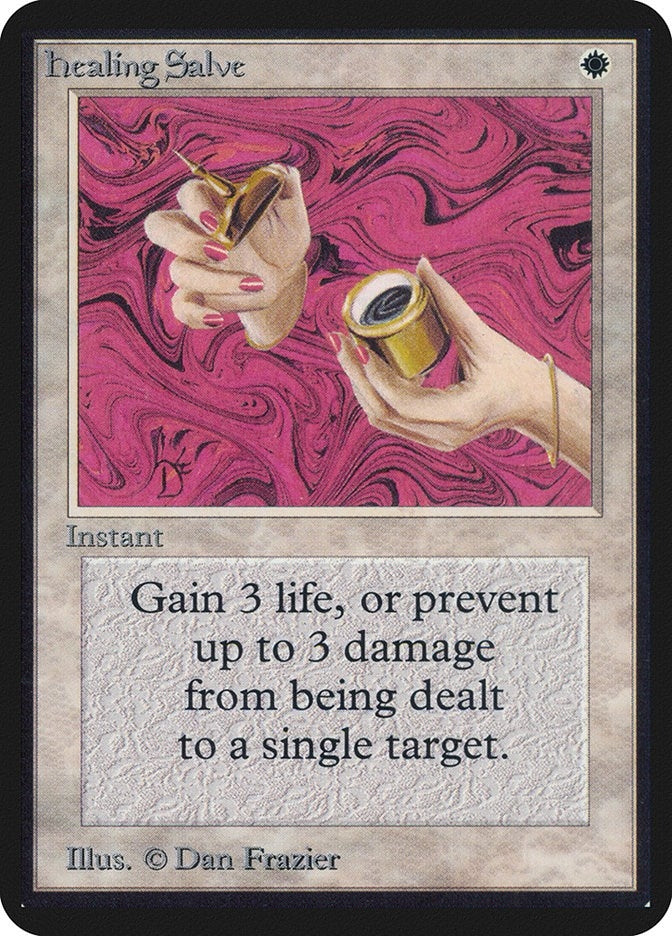 Image for Healing Salve (Alpha Edition) - Magic: The Gathering