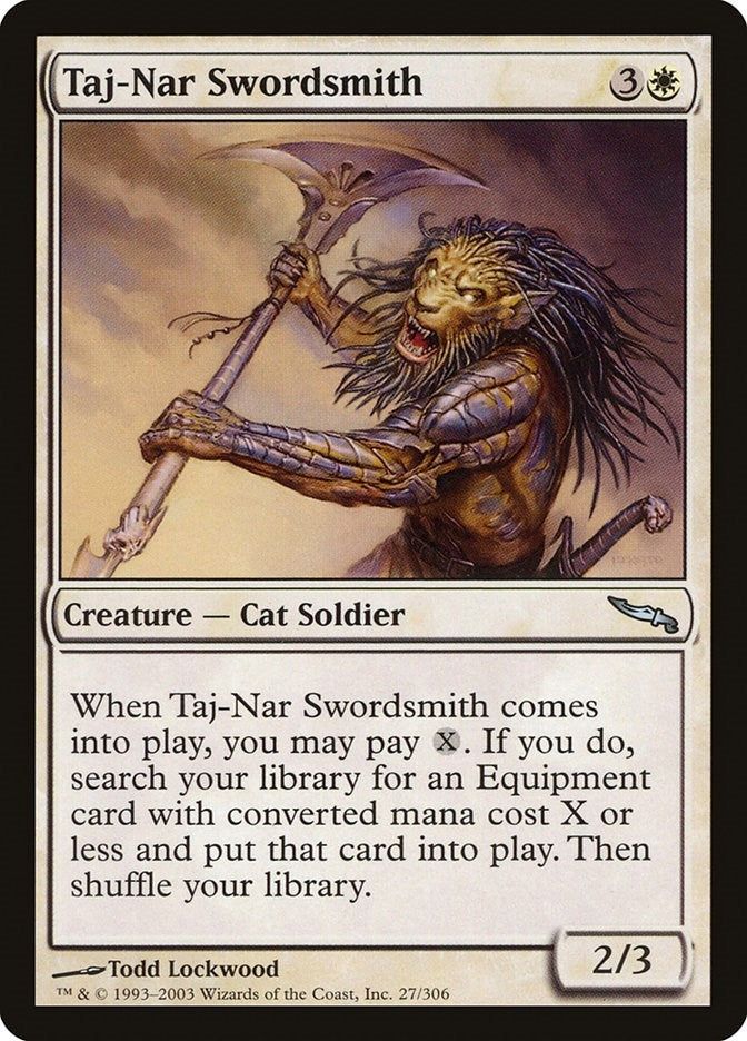 Image for Taj-Nar Swordsmith (Mirrodin) (27) - Magic: The Gathering