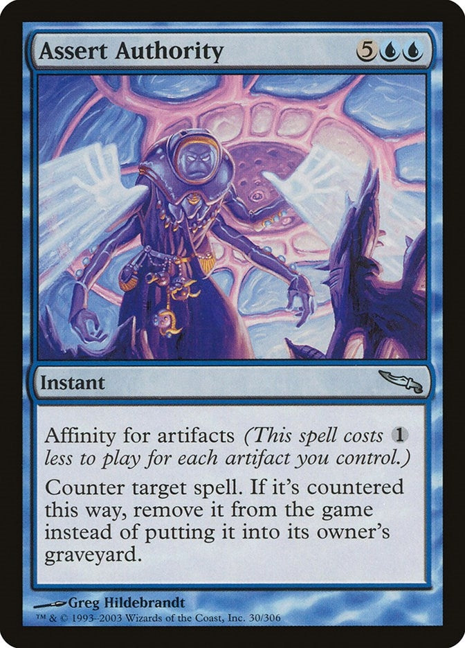 Image for Assert Authority (Mirrodin) (30) - Magic: The Gathering