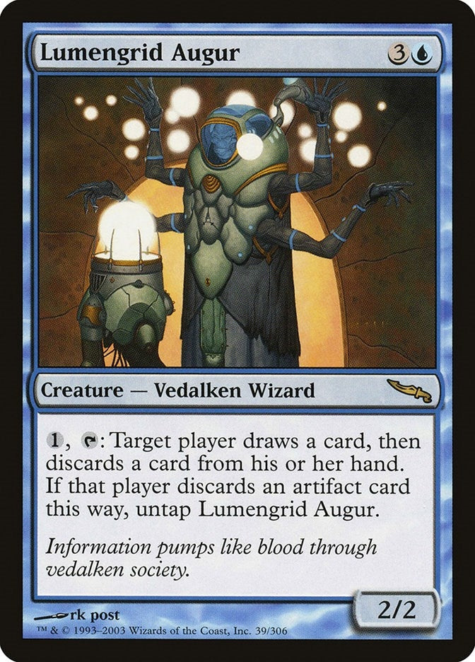Image for Lumengrid Augur (Mirrodin) (39) - Magic: The Gathering