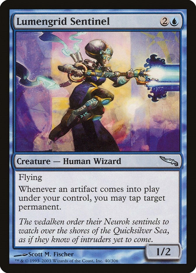 Image for Lumengrid Sentinel (Mirrodin) (40) - Magic: The Gathering