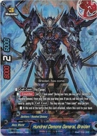 Image for Hundred Demons General, Braiden (Lord of Hundred Thunders) (H-EB03/0003EN) - Future Card BuddyFight