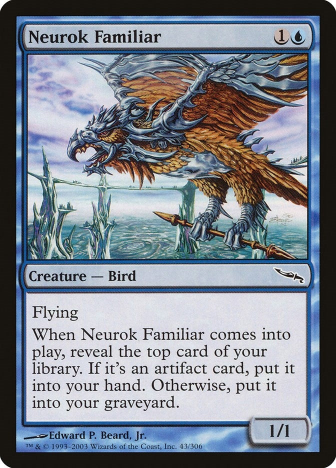 Image for Neurok Familiar (Mirrodin) (43) - Magic: The Gathering