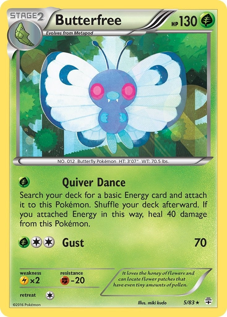 Image for Butterfree (Generations) (5/83) - Pokemon