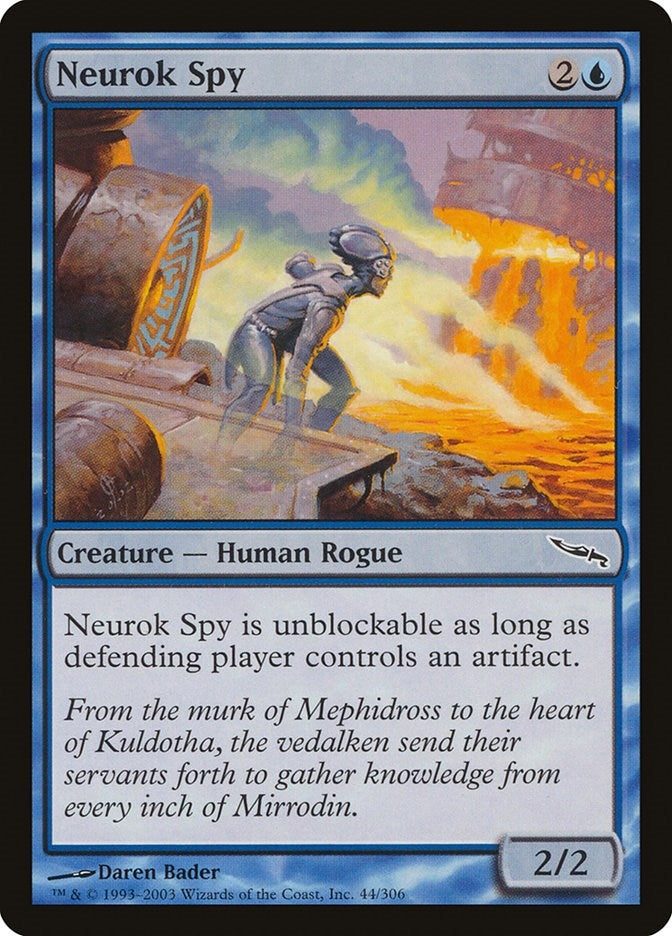 Image for Neurok Spy (Mirrodin) (44) - Magic: The Gathering