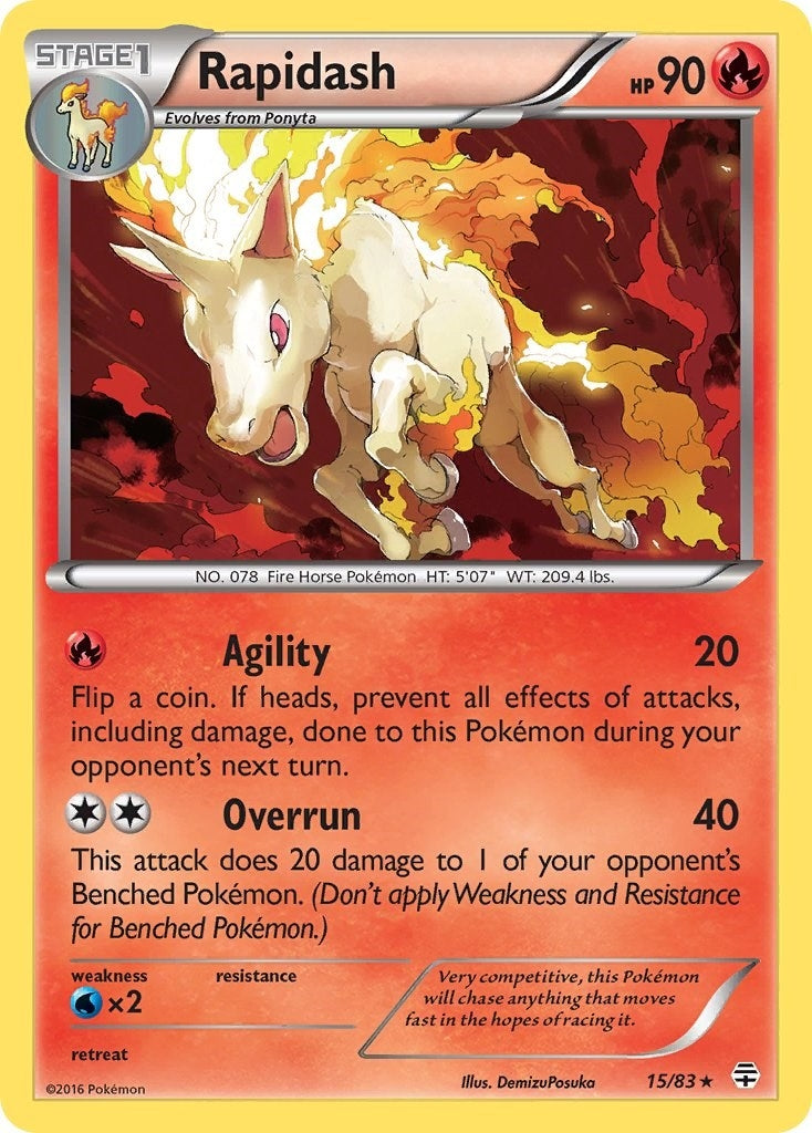 Image for Rapidash (Generations) (15/83) - Pokemon