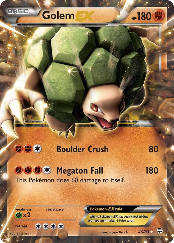 Image for Golem EX (Generations) (46/83) - Pokemon
