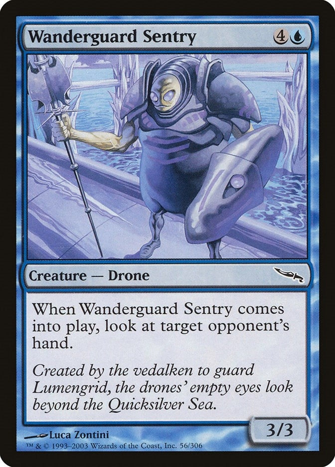 Image for Wanderguard Sentry (Mirrodin) (56) - Magic: The Gathering