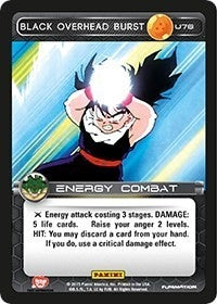 Image for Black Overhead Burst (Panini: Heroes & Villains) (U76) - Dragon Ball Z TCG