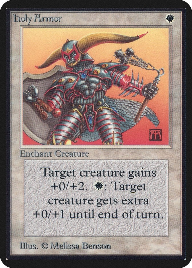 Image for Holy Armor (Alpha Edition) - Magic: The Gathering