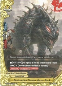 Image for Destruction Demon, Razer Back (Lord of Hundred Thunders) (H-EB03/0052EN) - Future Card BuddyFight