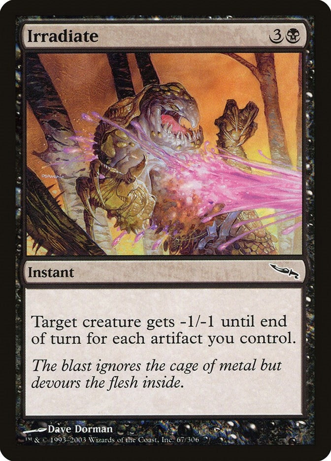 Image for Irradiate (Mirrodin) (67) - Magic: The Gathering