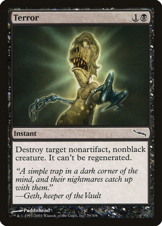 Image for Terror (Mirrodin) (79) - Magic: The Gathering