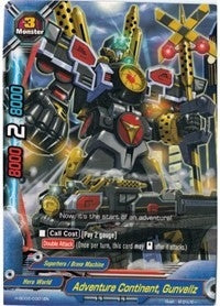 Image for Adventure Continent, Gunvellz (RR Foil) (Trial Deck: Radiant Force) (H-SD02/0001EN) - Future Card BuddyFight