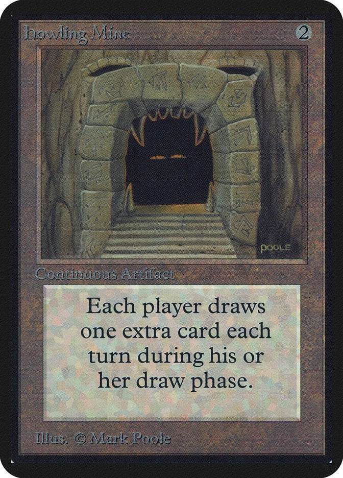 Image for Howling Mine (Alpha Edition) - Magic: The Gathering