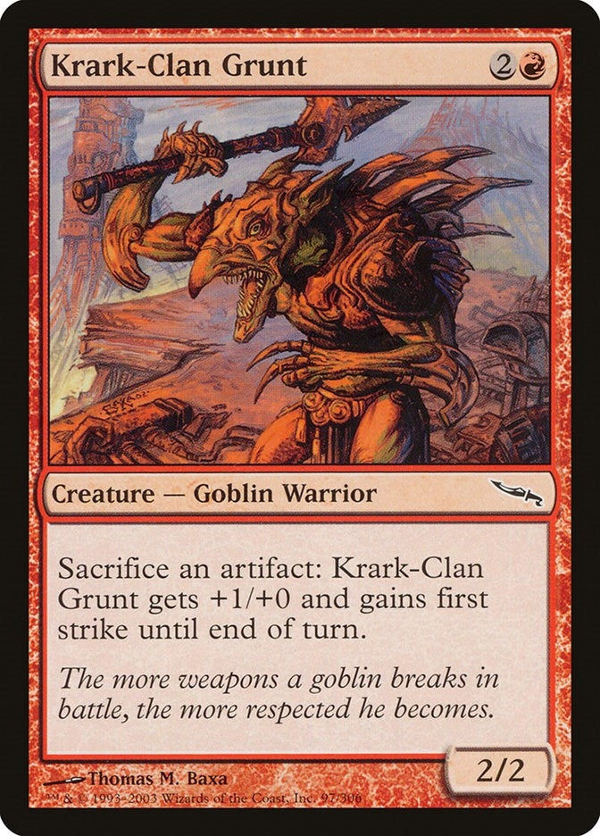 Image for Krark-Clan Grunt (Mirrodin) (97) - Magic: The Gathering