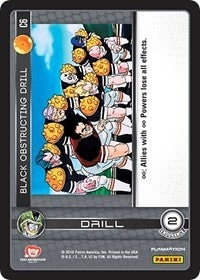 Image for Black Obstructing Drill (Panini: Perfection) (C6) - Dragon Ball Z TCG