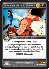 Image for Black Destructive Beam (Panini: Perfection) (C7) - Dragon Ball Z TCG