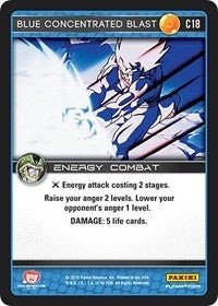 Image for Blue Concentrated Blast (Panini: Perfection) (C18) - Dragon Ball Z TCG