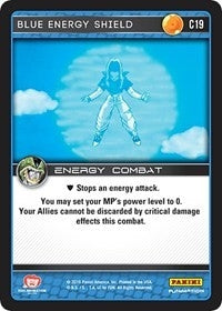 Image for Blue Energy Shield (Panini: Perfection) (C19) - Dragon Ball Z TCG