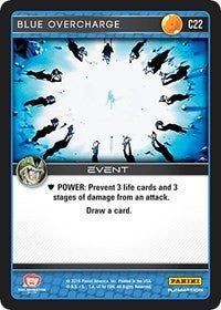 Image for Blue Overcharge (Panini: Perfection) (C22) - Dragon Ball Z TCG