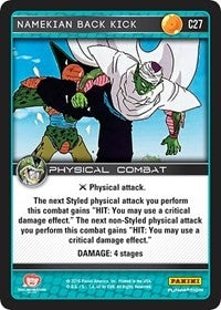 Image for Namekian Back Kick (Panini: Perfection) (C27) - Dragon Ball Z TCG