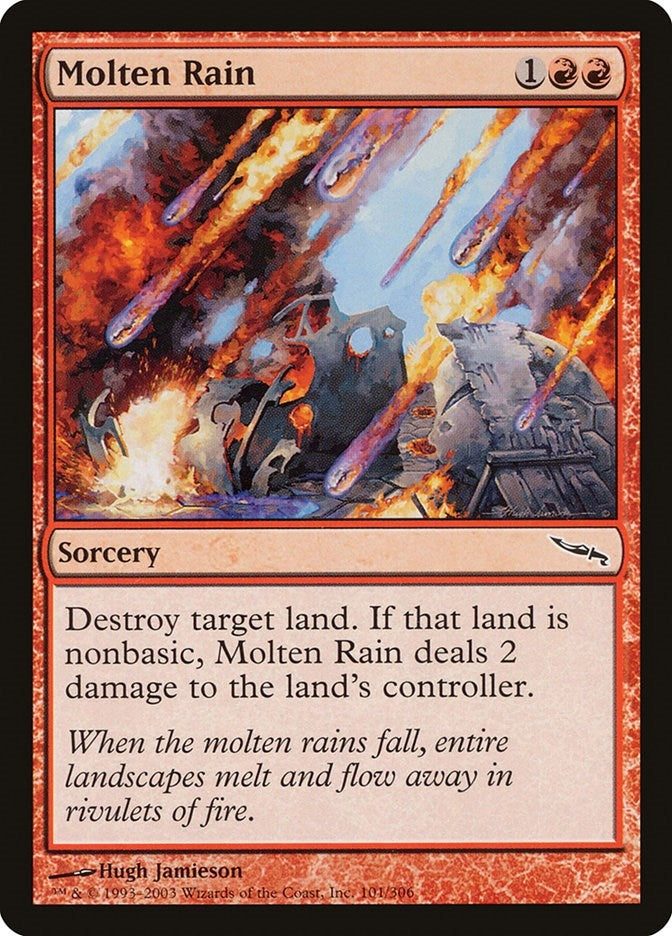 Image for Molten Rain (Mirrodin) (101) - Magic: The Gathering