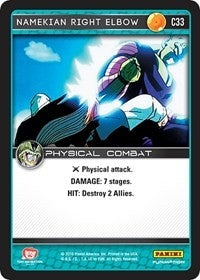 Image for Namekian Right Elbow (Panini: Perfection) (C33) - Dragon Ball Z TCG