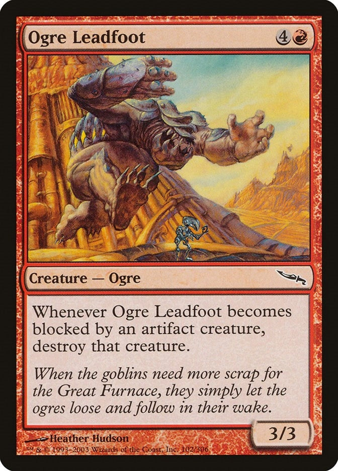 Image for Ogre Leadfoot (Mirrodin) (102) - Magic: The Gathering