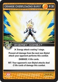 Image for Orange Overflowing Burst (Panini: Perfection) (R130) - Dragon Ball Z TCG