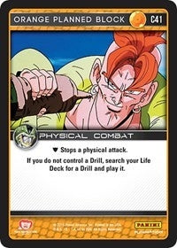 Image for Orange Planned Block (Panini: Perfection) (C41) - Dragon Ball Z TCG