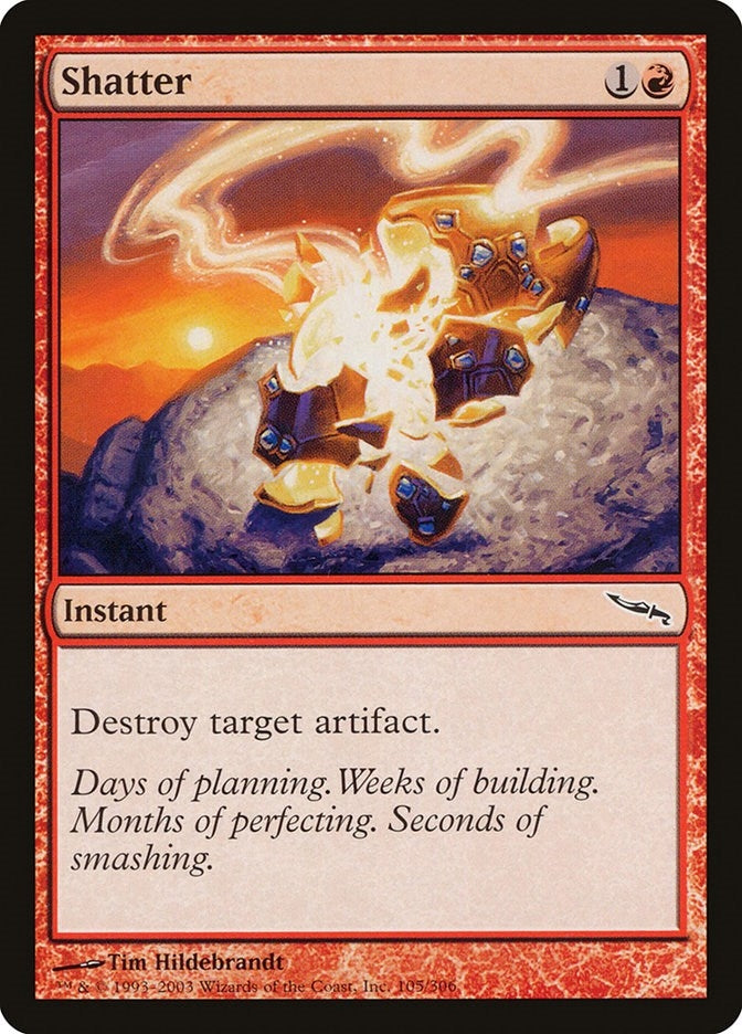 Image for Shatter (Mirrodin) (105) - Magic: The Gathering