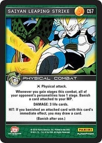 Image for Saiyan Leaping Strike (Panini: Perfection) (C57) - Dragon Ball Z TCG