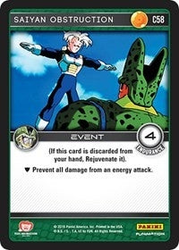 Image for Saiyan Obstruction (Panini: Perfection) (C58) - Dragon Ball Z TCG