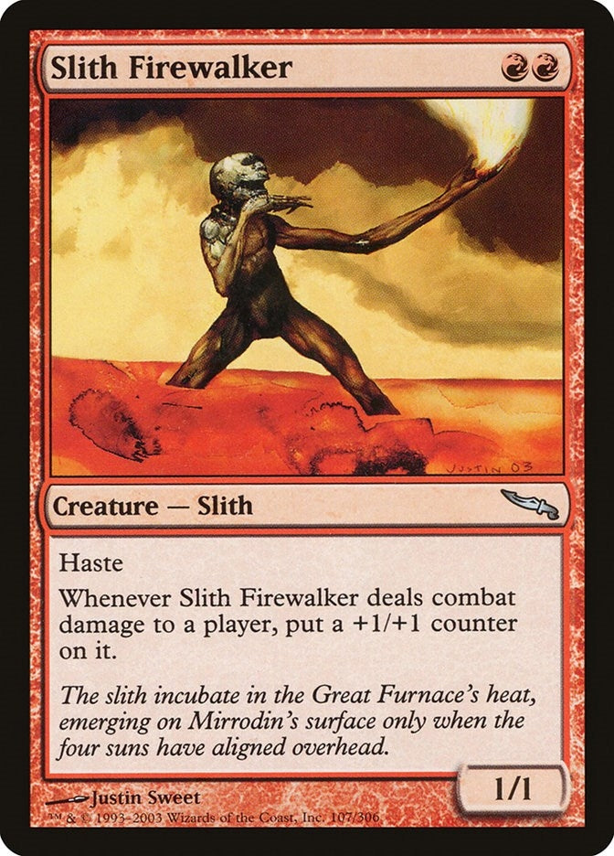 Image for Slith Firewalker (Mirrodin) (107) - Magic: The Gathering