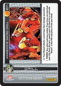 Image for Aggressive Sword Drill (Panini: Perfection) (R111) - Dragon Ball Z TCG