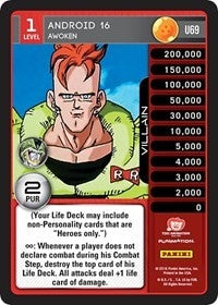 Image for Android 16 - Awoken (Panini: Perfection) (U69) - Dragon Ball Z TCG