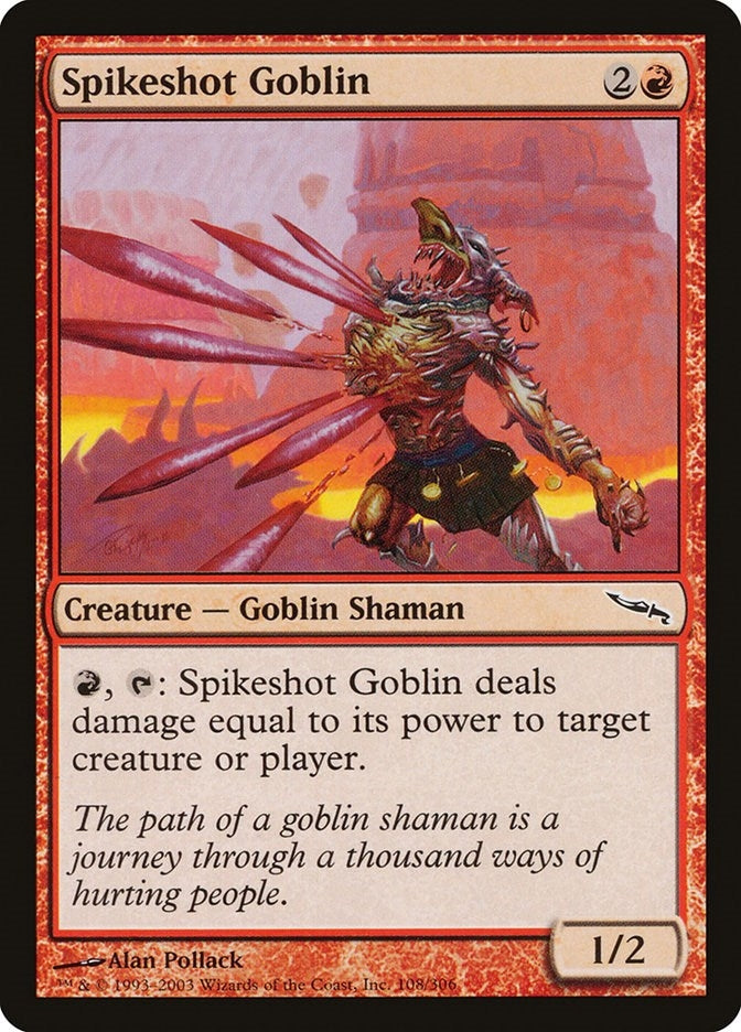 Image for Spikeshot Goblin (Mirrodin) (108) - Magic: The Gathering