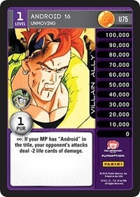 Image for Android 16 - Unmoving (Panini: Perfection) (U75) - Dragon Ball Z TCG