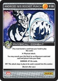 Image for Android 16's Rocket Punch (Panini: Perfection) (R106) - Dragon Ball Z TCG