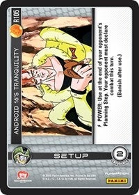 Image for Android 16's Tranquility (Panini: Perfection) (R105) - Dragon Ball Z TCG