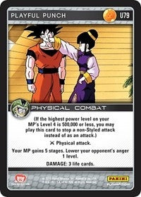 Image for Playful Punch (Panini: Perfection) (U79) - Dragon Ball Z TCG