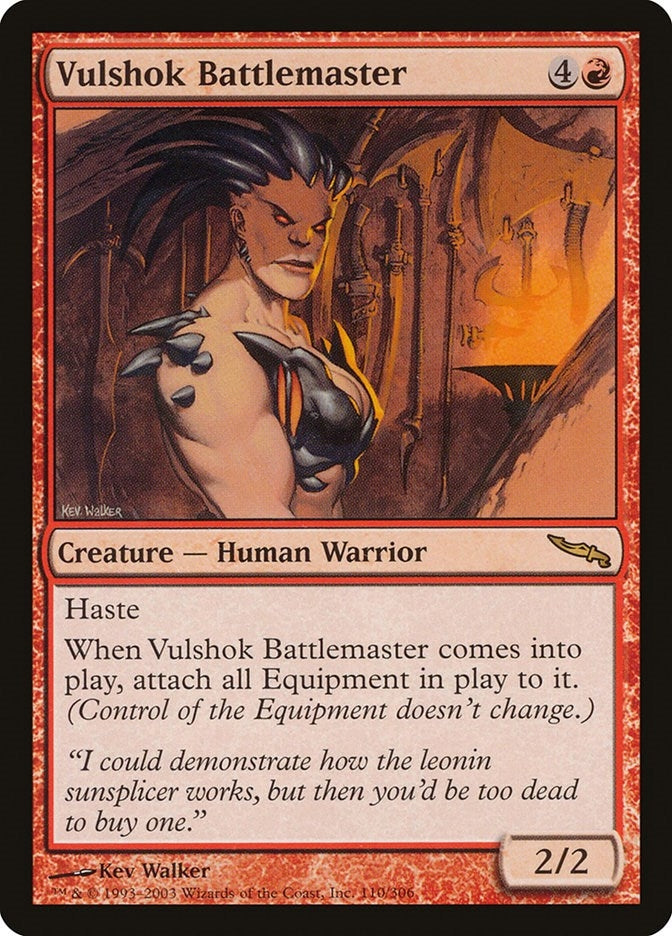 Image for Vulshok Battlemaster (Mirrodin) (110) - Magic: The Gathering