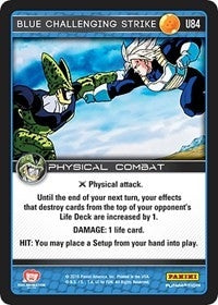 Image for Blue Challenging Strike (Panini: Perfection) (U84) - Dragon Ball Z TCG