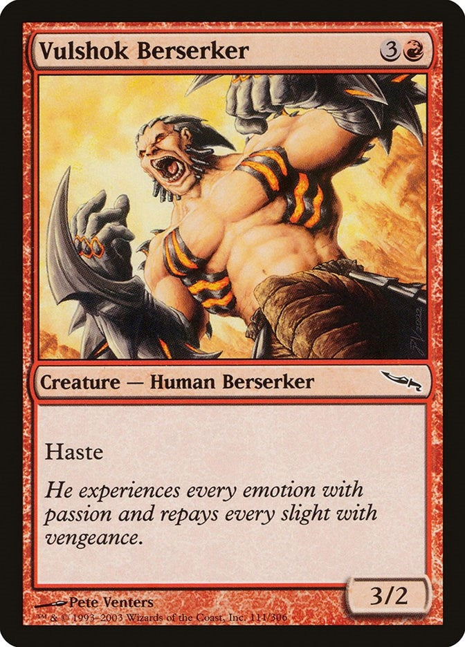 Image for Vulshok Berserker (Mirrodin) (111) - Magic: The Gathering